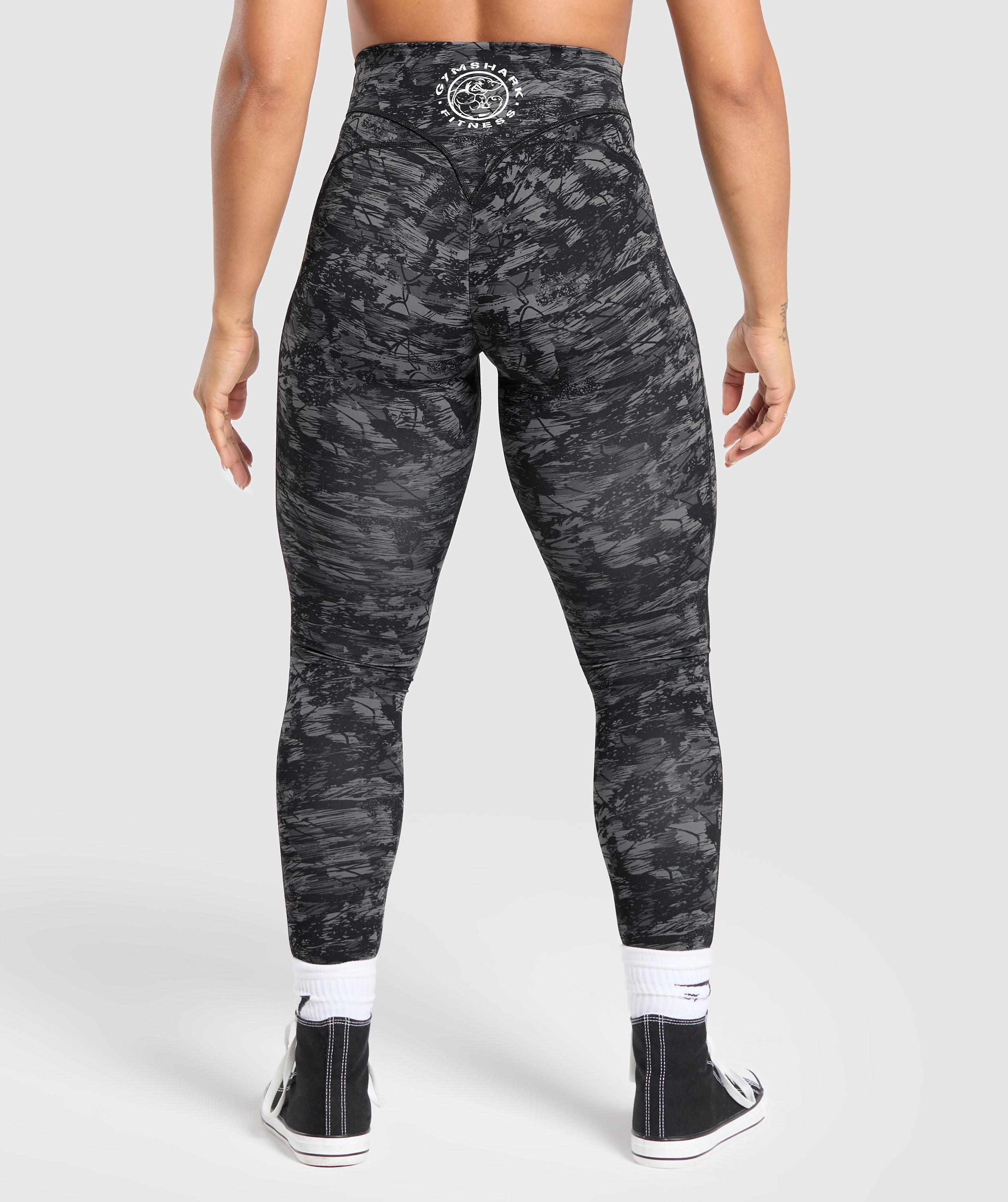 Gymshark Legacy Regular Leggings - Black Print