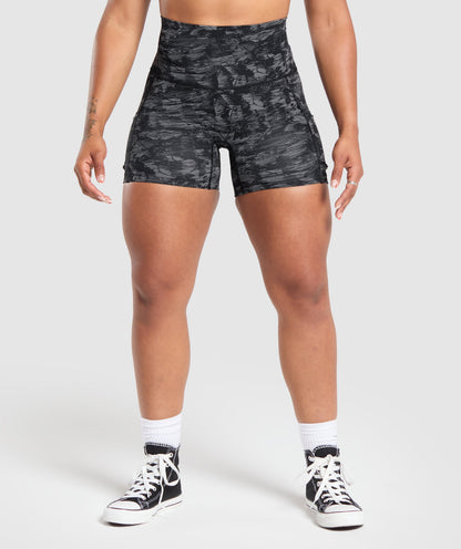 Gymshark Legacy Logo Tight Shorts - Black