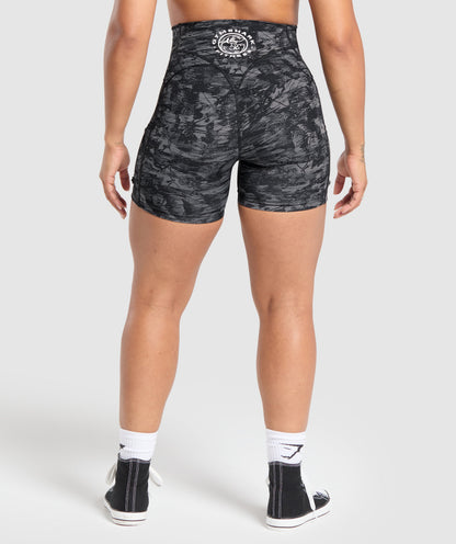 Gymshark Legacy Logo Tight Shorts - Black