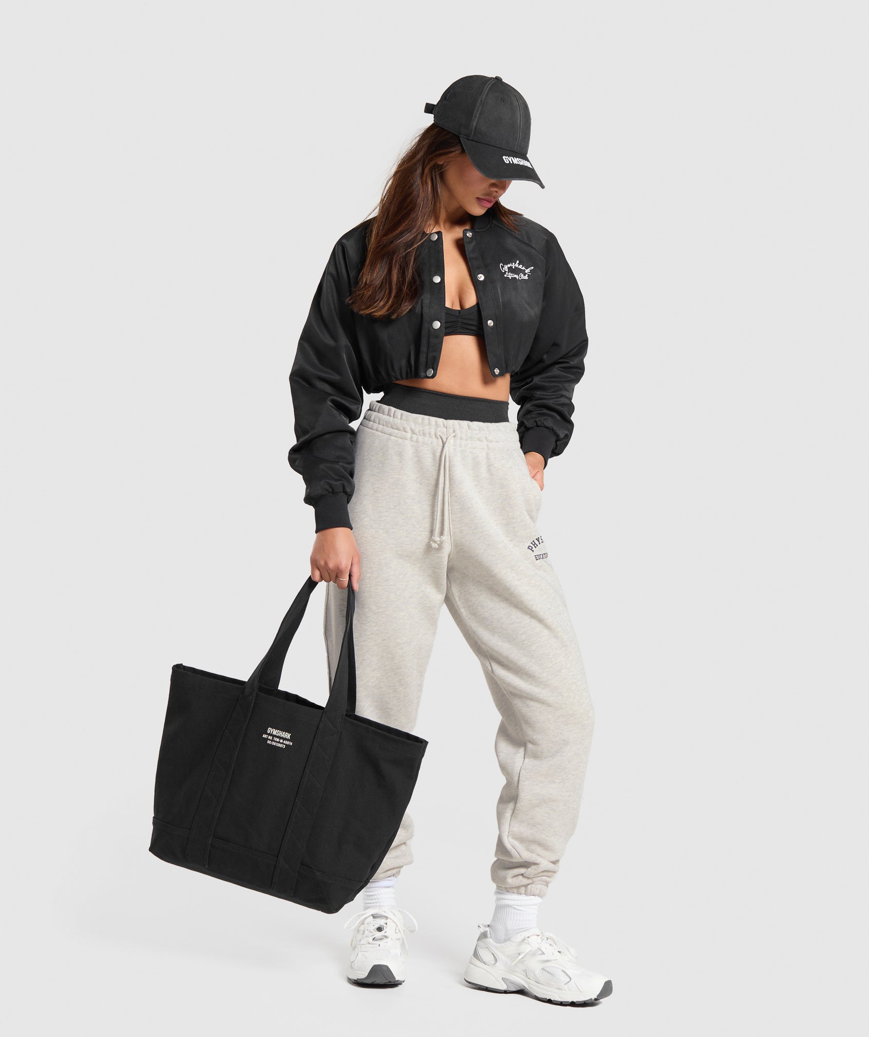 Gymshark Tactical Canvas Tote Bag - Black