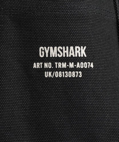 Gymshark Tactical Canvas Tote Bag - Black