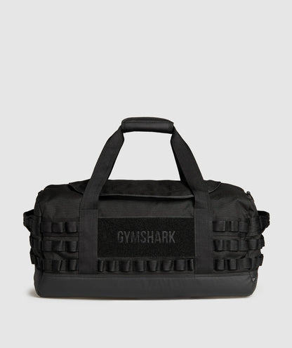Gymshark Tactical Large Barrel Bag - Black