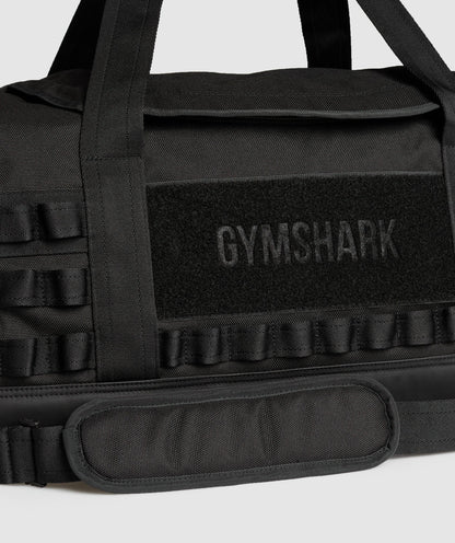 Gymshark Tactical Large Barrel Bag - Black