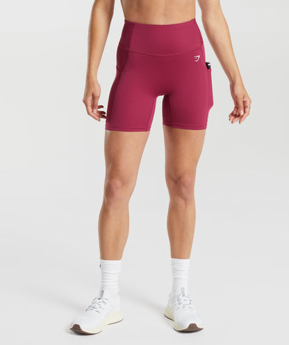 Gymshark Pocket Shorts - Raspberry Pink