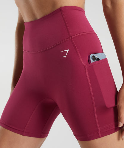 Gymshark Pocket Shorts - Raspberry Pink