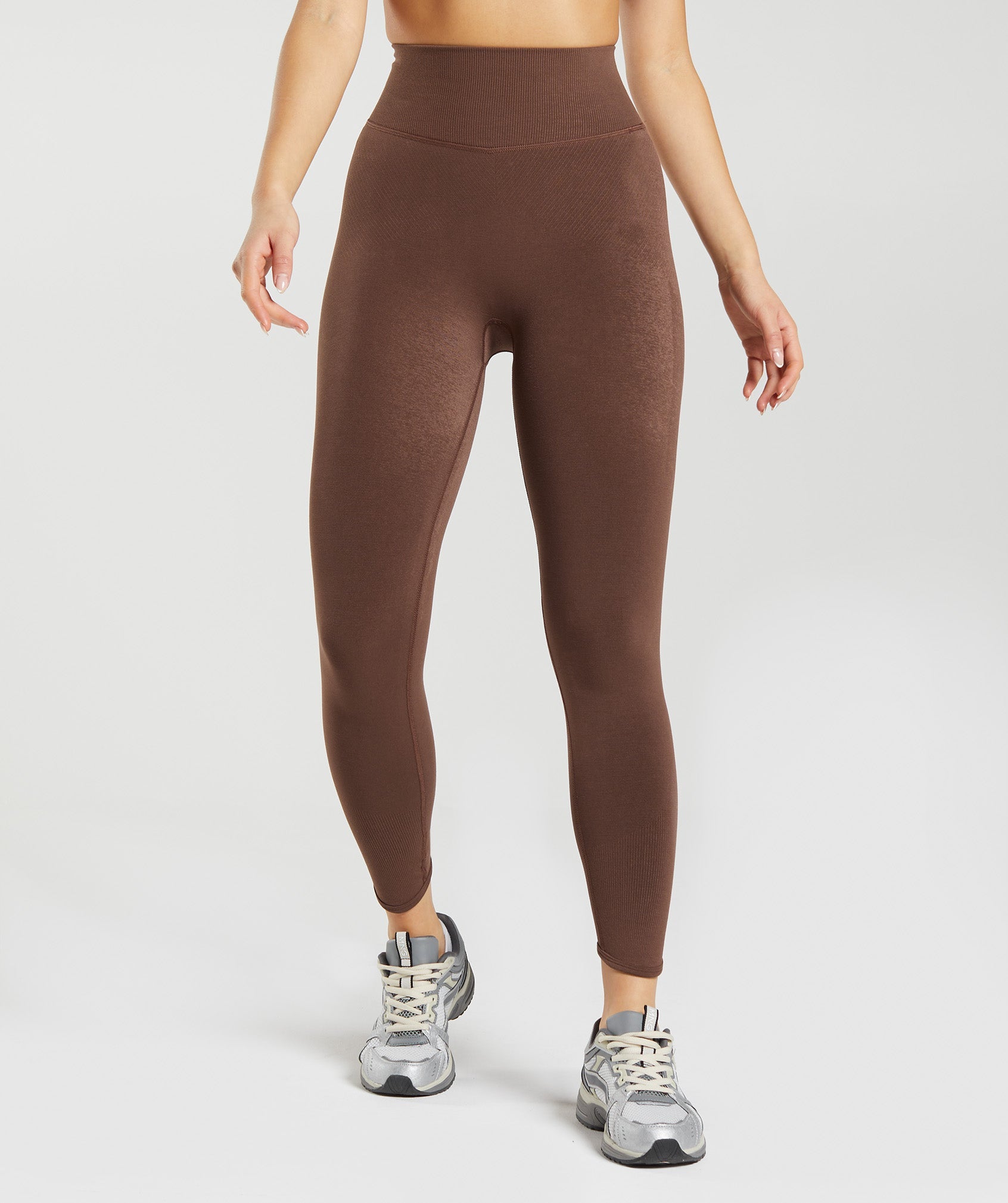 Gymshark Rest Day Seamless Leggings - Oak Brown