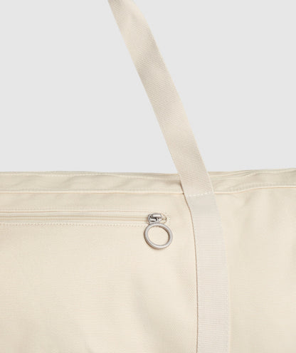 Gymshark Power Holdall - Ecru White