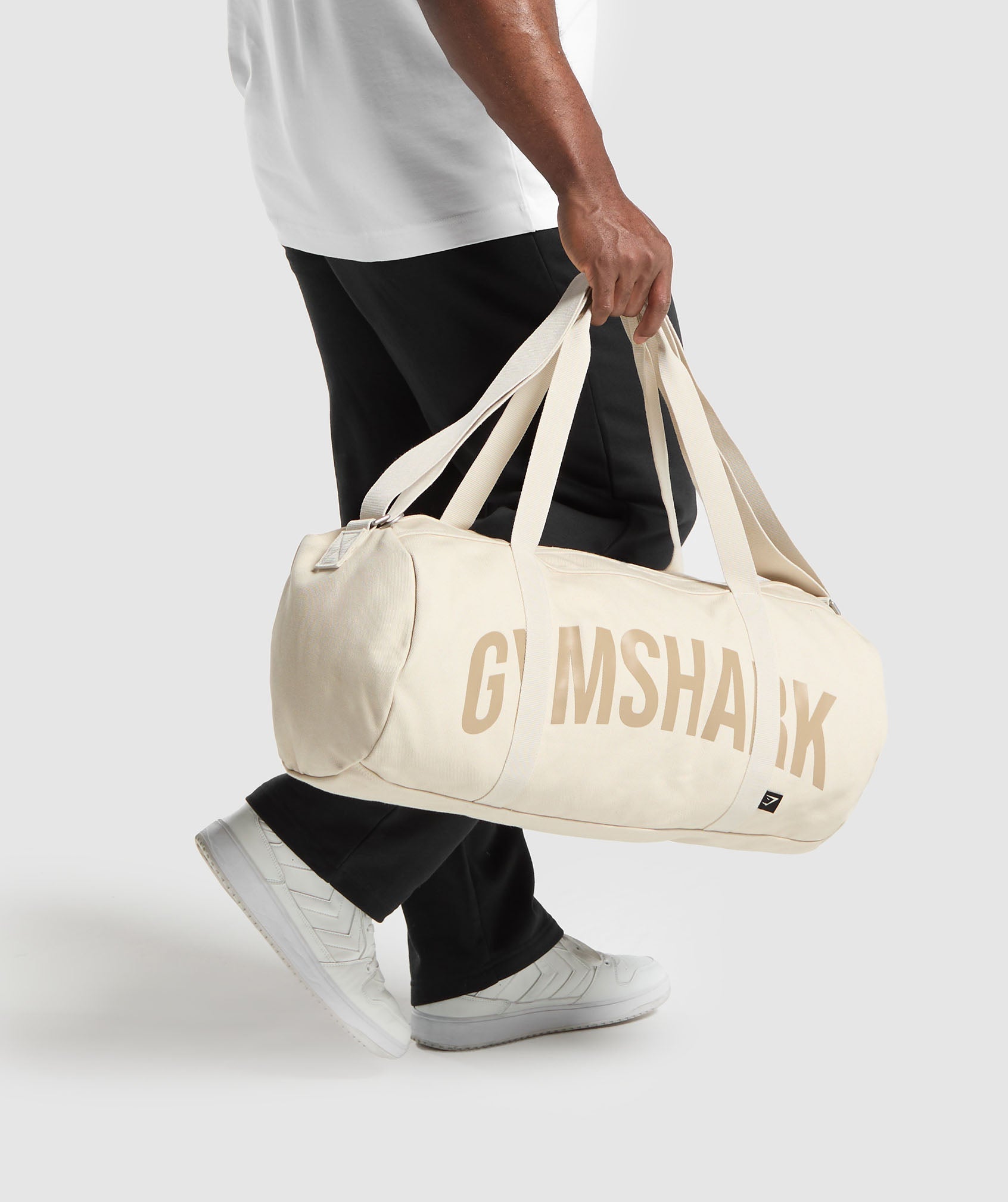 Gymshark Power Holdall - Ecru White