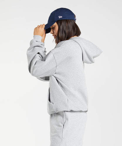 Gymshark Rest Day Sweats Hoodie - Light Grey Core Marl