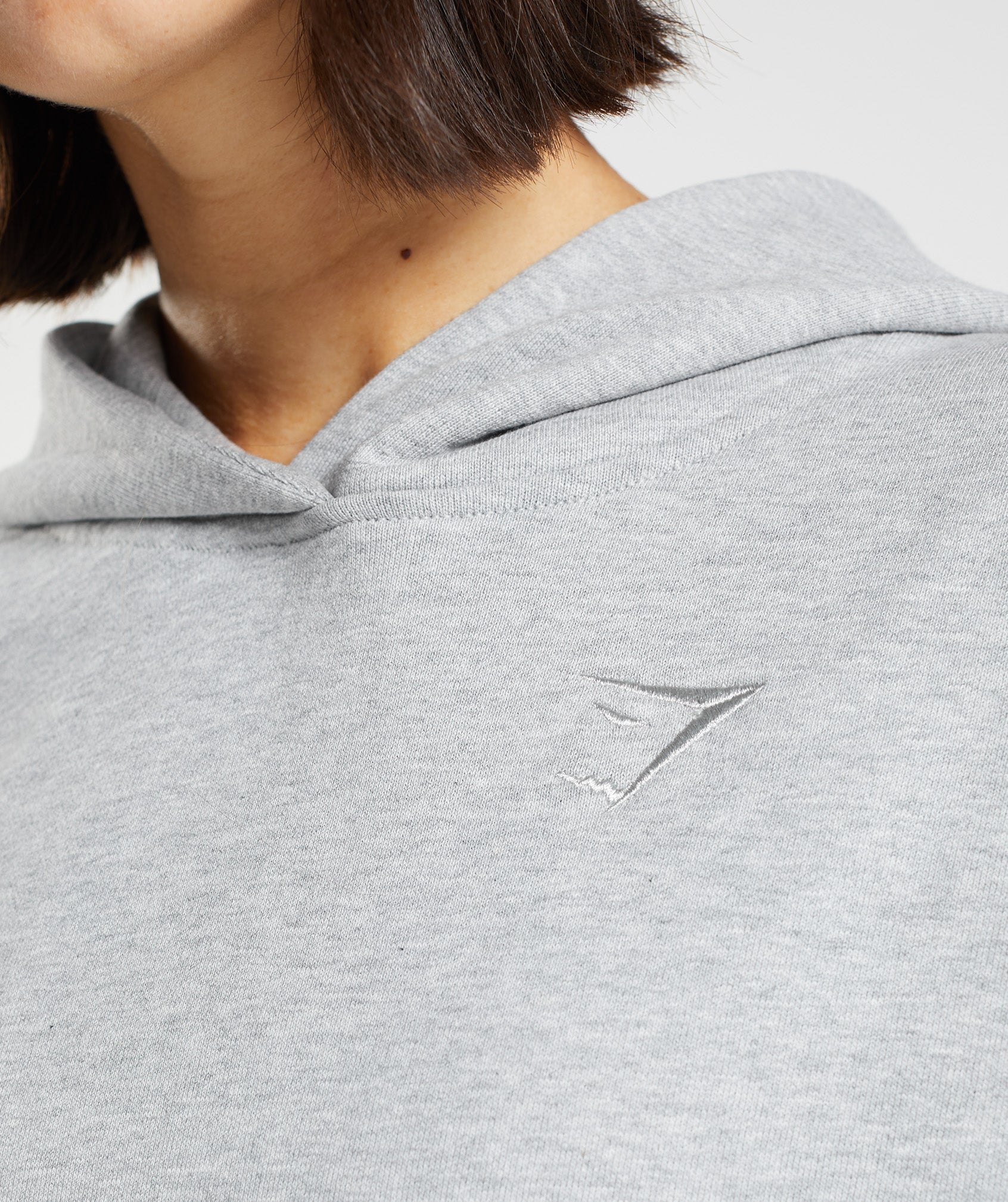 Gymshark Rest Day Sweats Hoodie - Light Grey Core Marl
