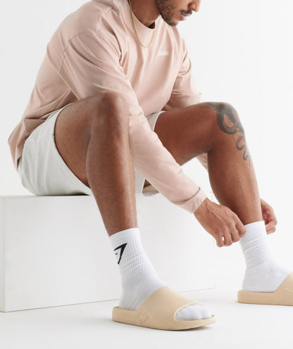 Gymshark Rest Day Slides - Toasted Brown