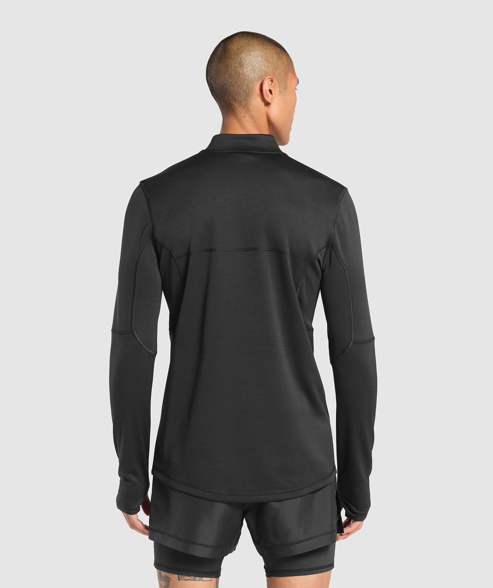 Gymshark Running 1/4 Zip - Black