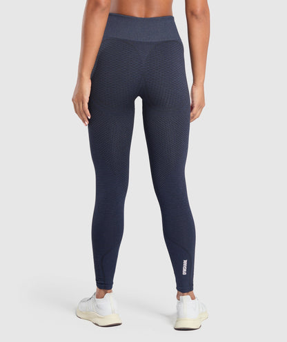 Gymshark Sport Seamless Leggings - Heavy Blue/Iron Blue