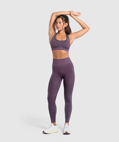 Gymshark Sport Seamless Leggings - Magenta Purple/Dolly Pink