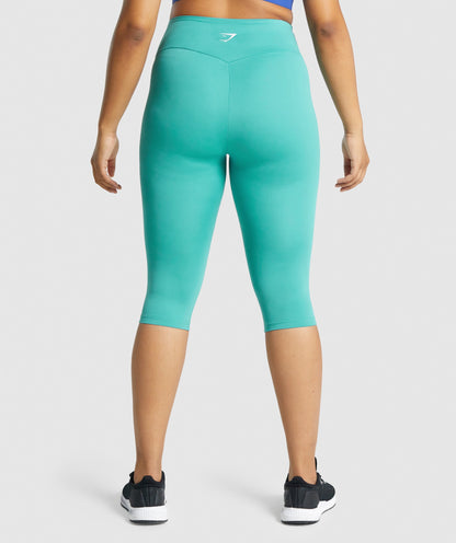 Gymshark Training Cropped Leggings - Teal