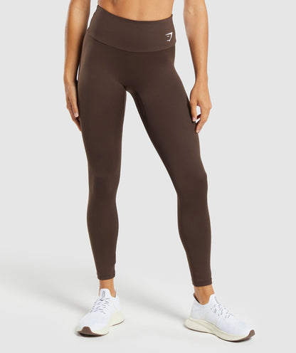 Gymshark Training Leggings - Archive Brown