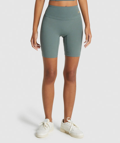 Gymshark Whitney Cycling Shorts - Eucalyptus