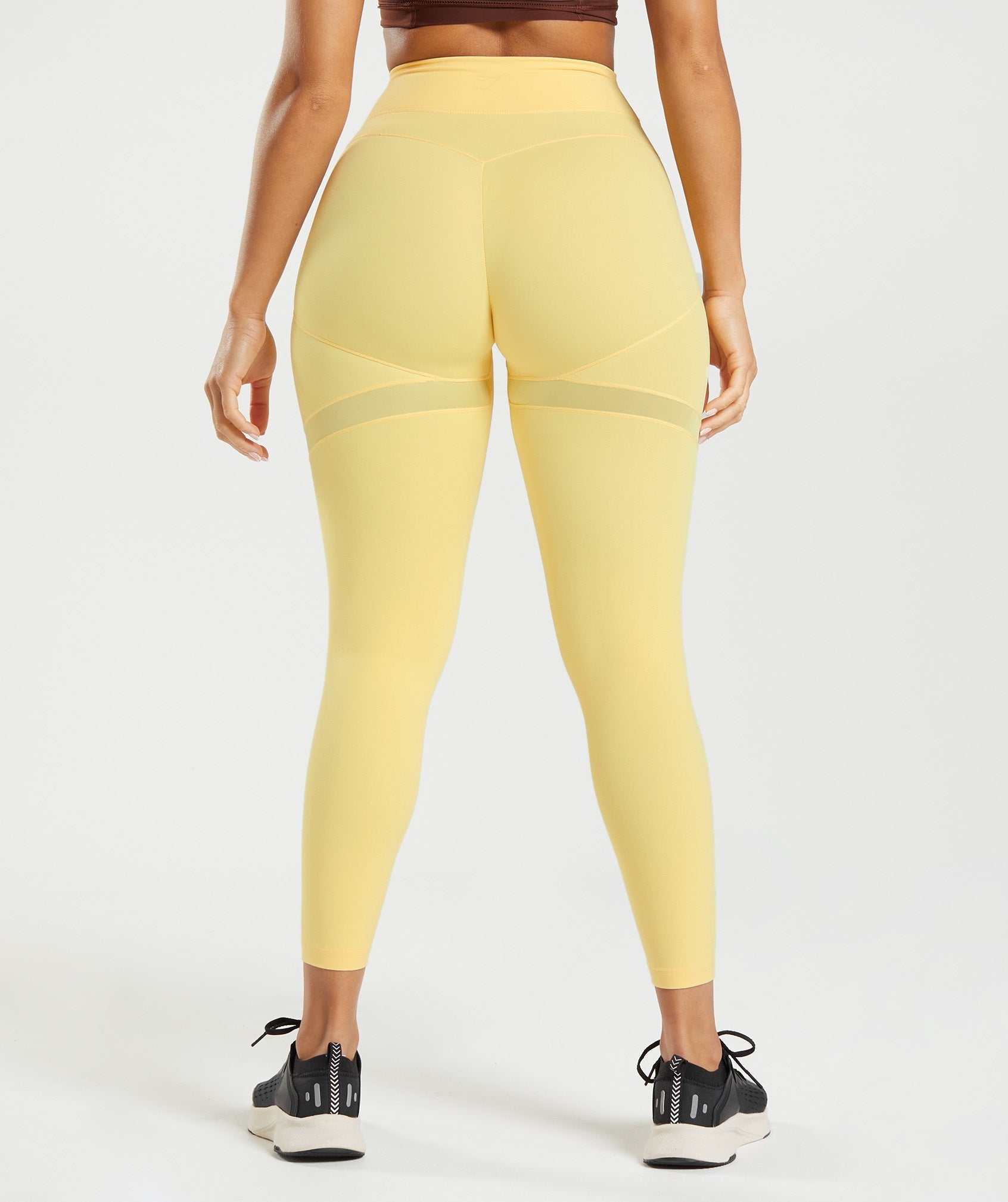 Gymshark Whitney Mesh Leggings - Pollen