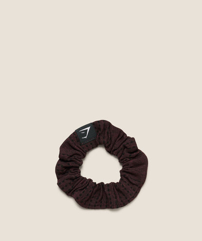 Gymshark Vital Scrunchie - Rich Maroon/Marl
